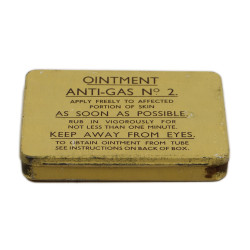Pommade de décontamination, Anti-Gas Ointment, No. 2, 1940, complète