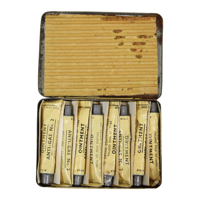 Tin, Anti-Gas Ointment, No. 2, 1940, Complete