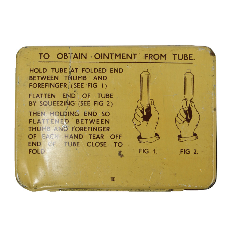 Pommade de décontamination, Anti-Gas Ointment, No. 2, 1940, complète