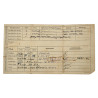 Card, Physical Record, Army Air Forces, 2nd Lt. Steward Hartman, 403rd TCG, 13th Air Force, USAAF, PTO
