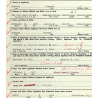 Card, Physical Record, Army Air Forces, 2nd Lt. Steward Hartman, 403rd TCG, 13th Air Force, USAAF, PTO