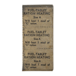 Tablettes de combustible, US Army, Field Ration C, Size A