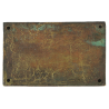 Plaque en bronze britannique, Storm Boat 20 Mark 1, R.Y.Y. LTD. 1944, Royal Engineers