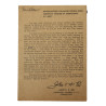 Carte d'identité médicale, 2e type, 1945, M/Sgt. Walter Laidlaw, 61st Field Hospital, ETO