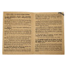 Carte d'identité médicale, 2e type, 1945, M/Sgt. Walter Laidlaw, 61st Field Hospital, ETO