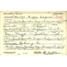 Card, Identification, Medical, 2nd Type, 1945, M/Sgt. Walter Laidlaw, 61st Field Hospital, ETO