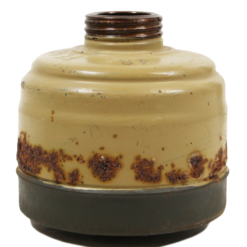 Masque à gaz M38 allemand, complet, 1942, avec boîtier