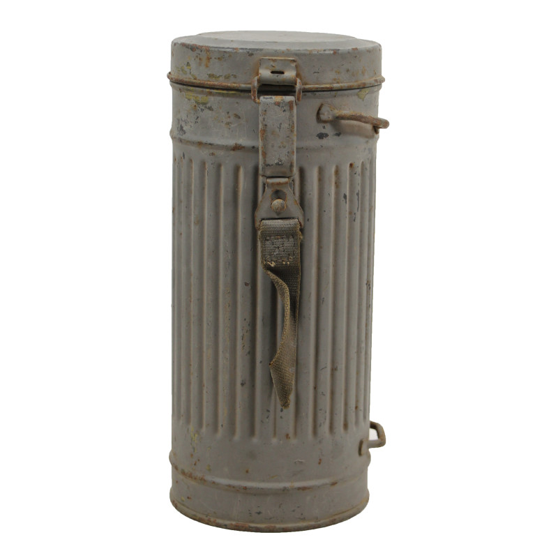Masque à gaz M38 allemand, complet, 1942, avec boîtier