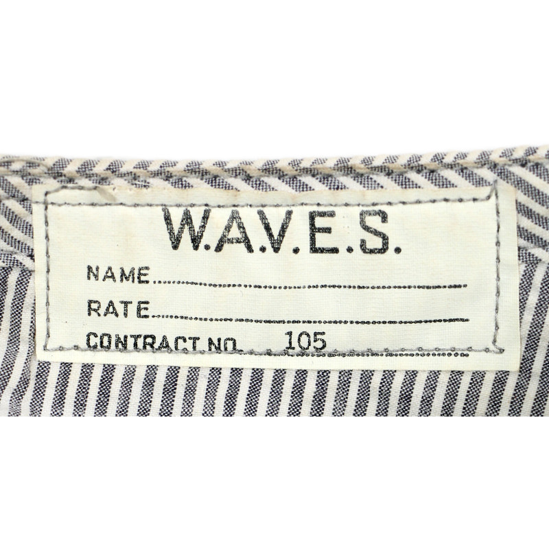 Cap, Service, Seersucker, US Navy, WAVES, Size 22