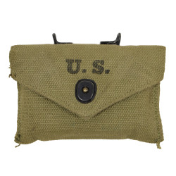 Pochette à pansement M-1942, GEIB, Incorporated 1943, avec pansement Carlisle