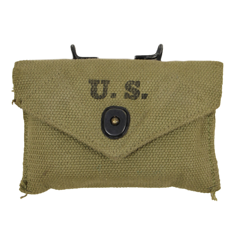 Pochette à pansement M-1942, GEIB, Incorporated 1943, avec pansement Carlisle