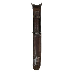 Knife, Trench, USM3, H. BOKER & CO. on Blade, with Scabbard, USM6, L&C 1943 FJA