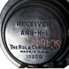 Écouteurs ANB-H-1/HS-38, US Army Signal Corps, 1943, dans leur boîte