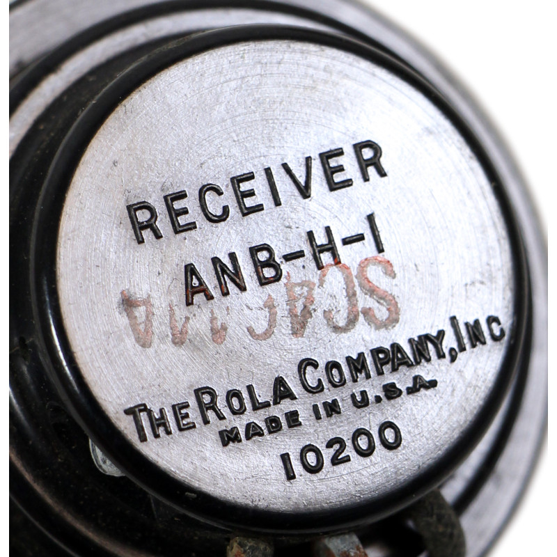 Écouteurs ANB-H-1/HS-38, US Army Signal Corps, 1943, dans leur boîte