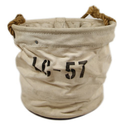 Seau en toile, LC-57, monteur de ligne, Signal Corps