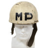 Helmet, Despatch Rider, BMB 1943, Size 6 ¾, Military Police