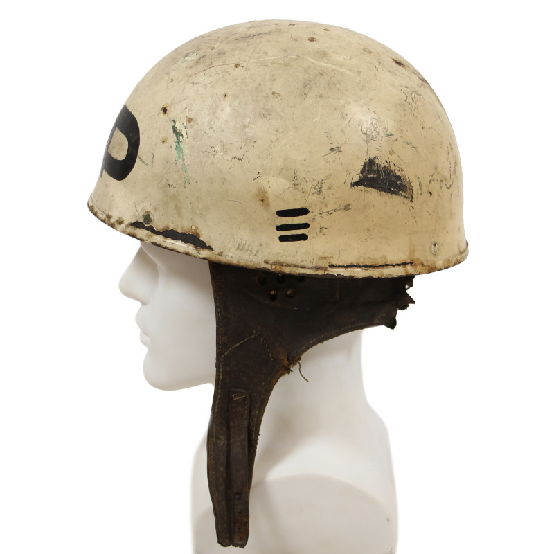 Casque de motocycliste britannique, BMB 1943, taille 55, Military Police
