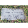 Plaques d'identité, Pfc. Lester Hutcherson, Anti-Tank Co., 413th Inf. Regt., 104th Inf. Div., ETO