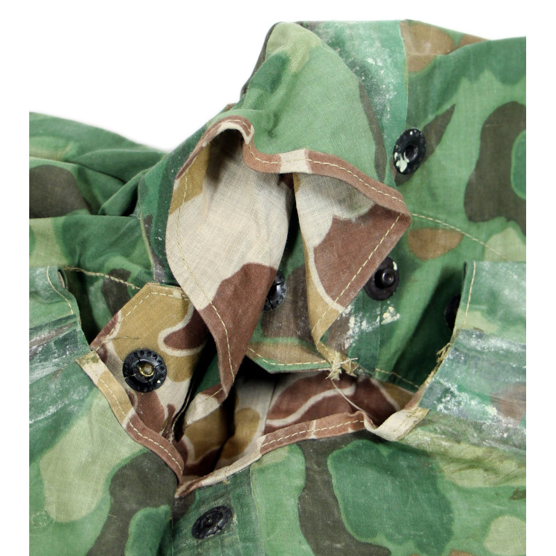 Poncho camouflé réversible, USMC & US Navy, NATIONAL CARBON CO. 1944