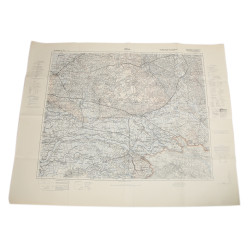 Carte allemande, Cleve (Arnhem & Nijmegen), Pays-Bas, 1936