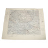 Map, German, Cleve (Arnhem & Nijmegen), Netherlands, 1936