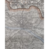 Carte allemande, Cleve (Arnhem & Nijmegen), Pays-Bas, 1936