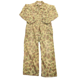 Coverall, HBT (Herringbone Twill), Camouflage, US Army & USMC, Medium