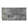 Plate, Drop Tank, P-40K Warhawk, USAAF, 1942