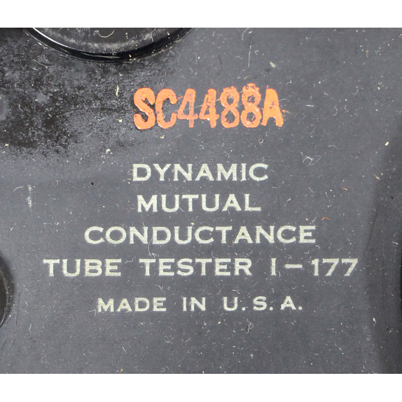 Tester, Tube, I-177, US Army Signal Corps, 1943