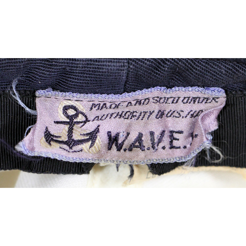 Chapeau, US Navy, WAVES, taille 53, nominatif