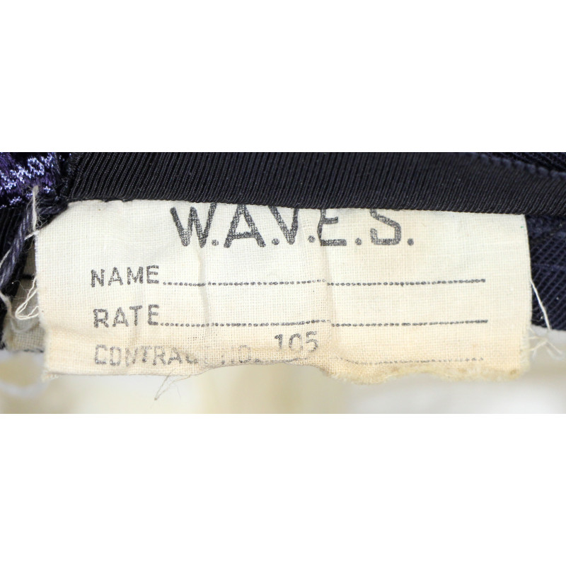 Chapeau, US Navy, WAVES, taille 53, nominatif