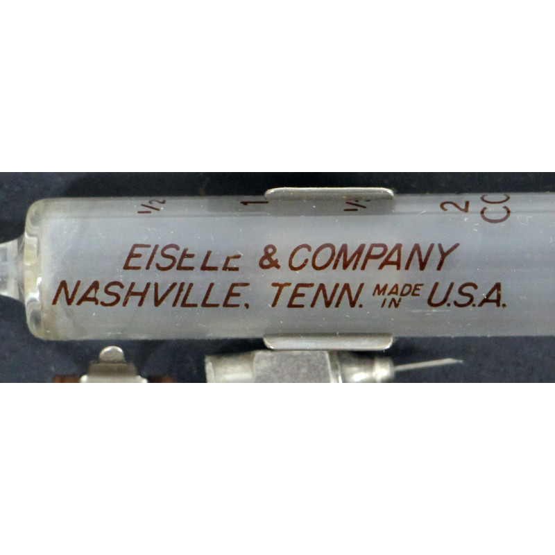 Syringe, Hypodermic, US Army Medical Department, in Case, EISELE & COMPANY
