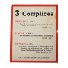 Leaflet, French, 3 Complices