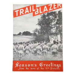 Booklet, TRAIL BLAZER, Season's Greetings from the men of the 70th Infantry Division, 1944