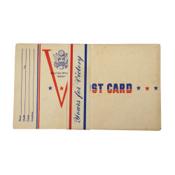 Lot de 12 cartes postales, US Army, "V Post Card", Yours for Victory
