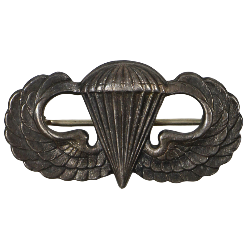 Brevet de parachutiste, US Army, A.E. CO. UTICA, Sterling, à épingle