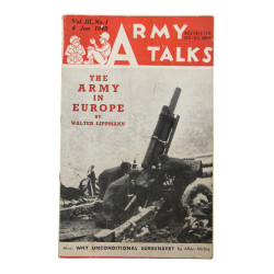 Magazine, ARMY TALKS, Vol. III, No. 1, January 6, 1945, ETO