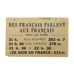 Papillon, Des Français parlent aux Français