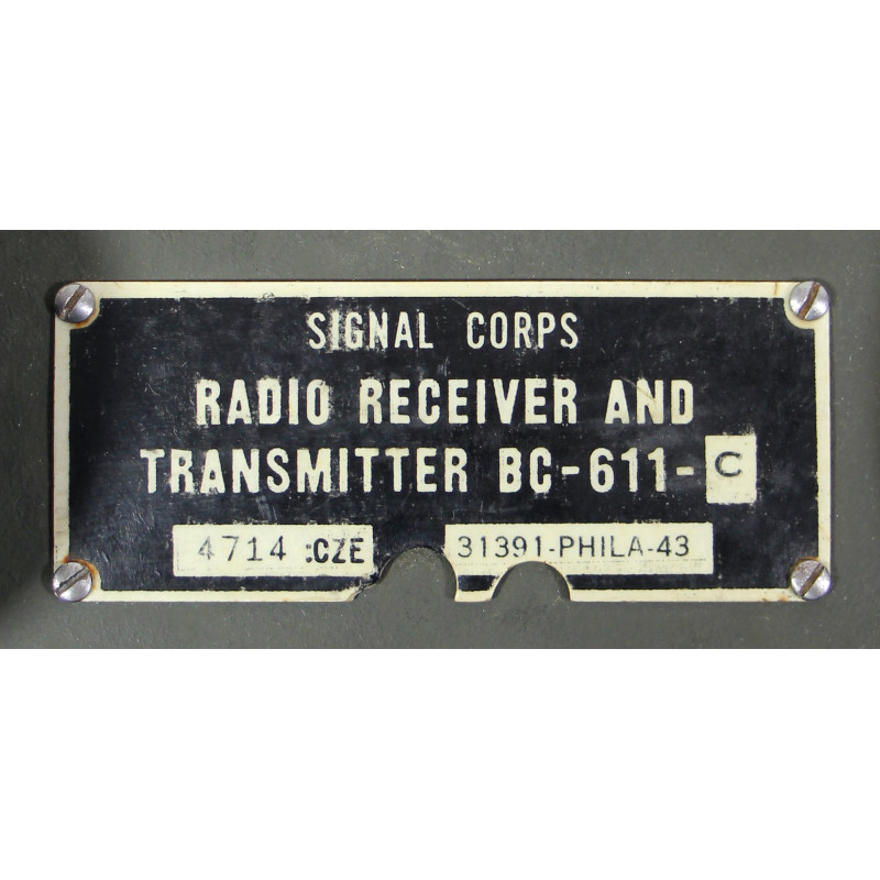 Handie-Talkie, BC-611-C, 1943