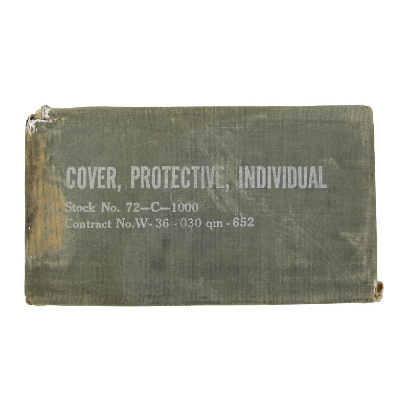 Mask, Gas, Lightweight, OD 3, 1942-1943, Complete, Normandy