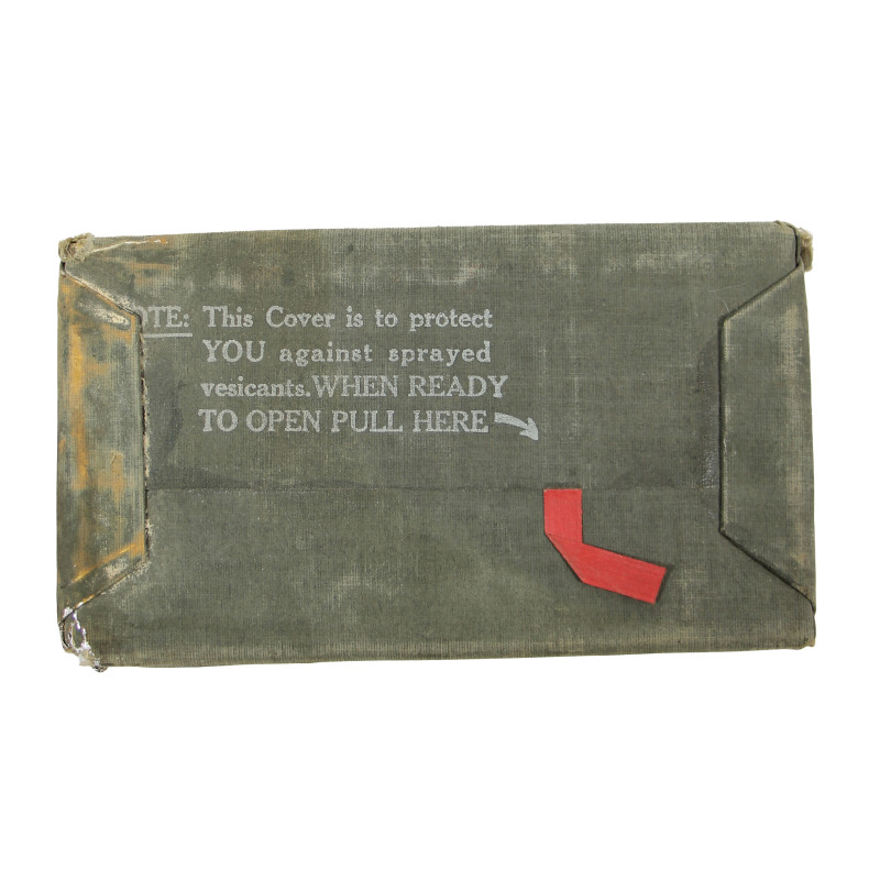 Mask, Gas, Lightweight, OD 3, 1942-1943, Complete, Normandy