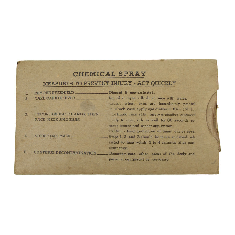 Mask, Gas, Lightweight, OD 3, 1942-1943, Complete, Normandy