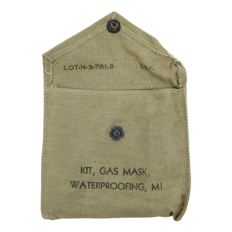 Masque à gaz, Lightweight, OD 3, 1942-1943, complet, Normandie
