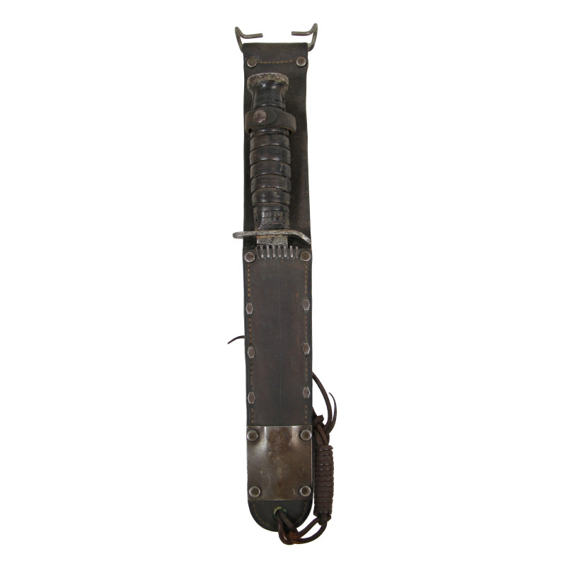 Knife, Trench, USM3, CASE 1943 on Blade, with Scabbard, USM6, 1943