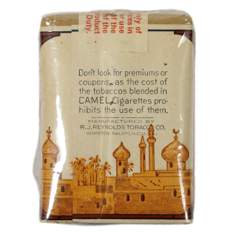 Paquet de cigarettes, Camel, For US Armed Forces Overseas