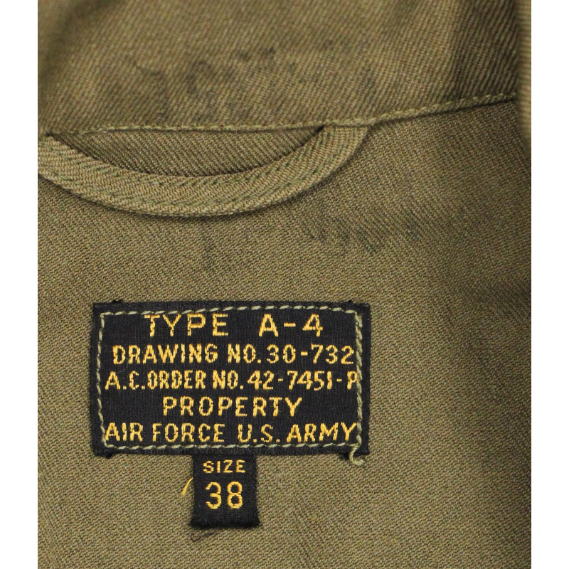 Suit, Flying, Type A-4, USAAF, Size 38, 1942