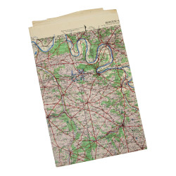 Map, British, ROUEN-PARIS, 1943