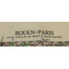 Map, British, ROUEN-PARIS, 1943