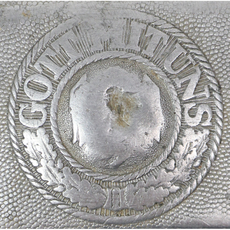 Boucle de ceinturon, Heer, aluminium, dénazifiée, 1938