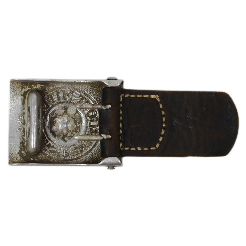 Boucle de ceinturon, Heer, aluminium, dénazifiée, 1938